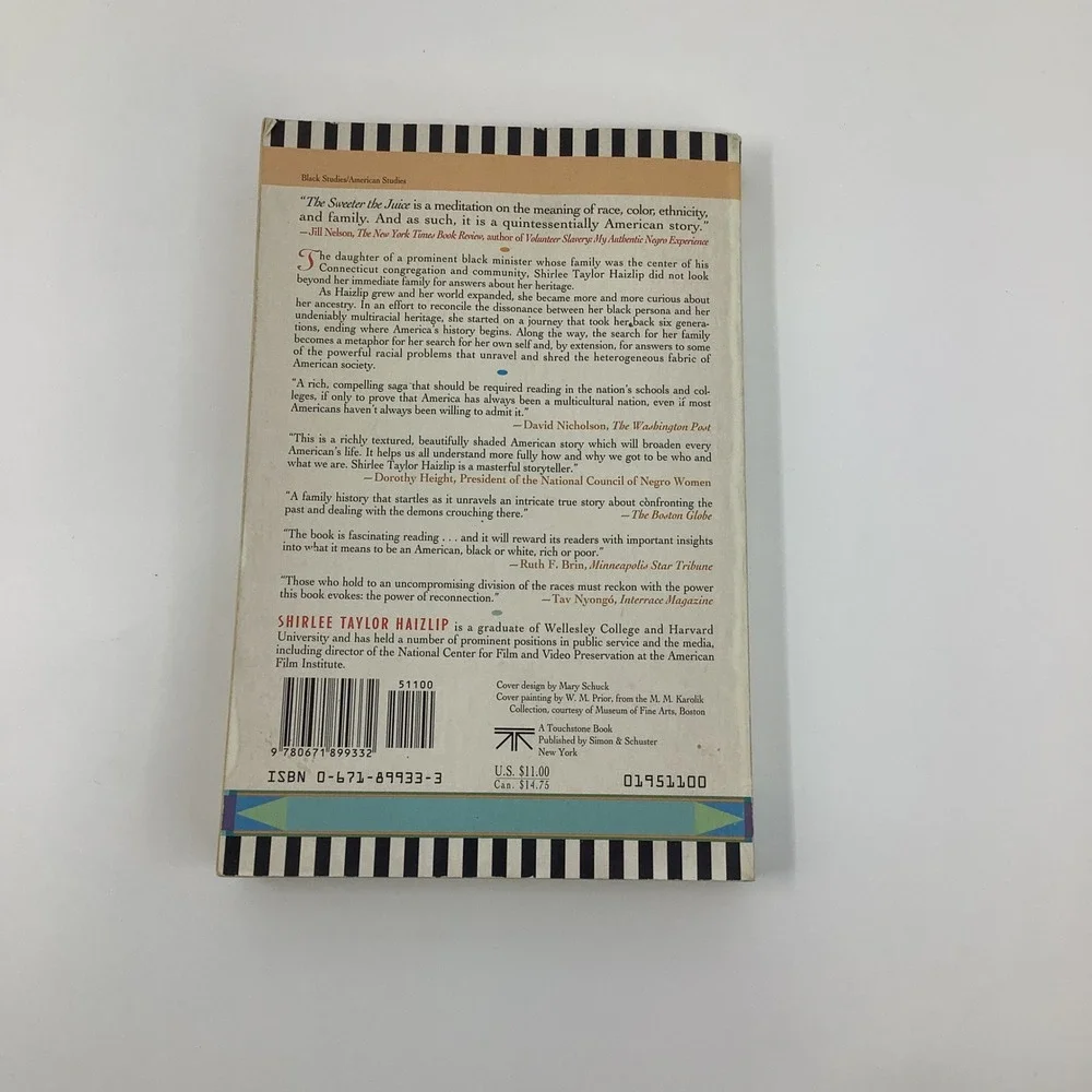 The Sweeter the Juice A Family Memoir‎ in Black and White by Shirlee Haizlip